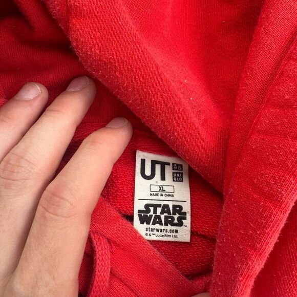 Vintage Uniqlo x Star Wars “May The Force Be With You” Y2K Hoodie - Picture 4 of 5